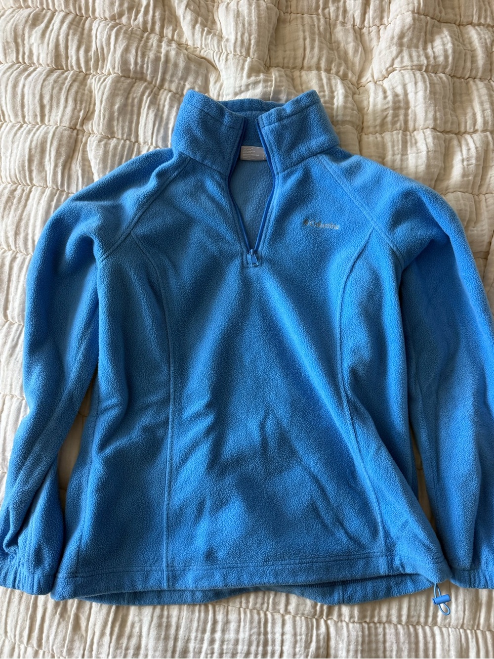 Columbia Blue Women's 1/4 Zip Fleece Pullover